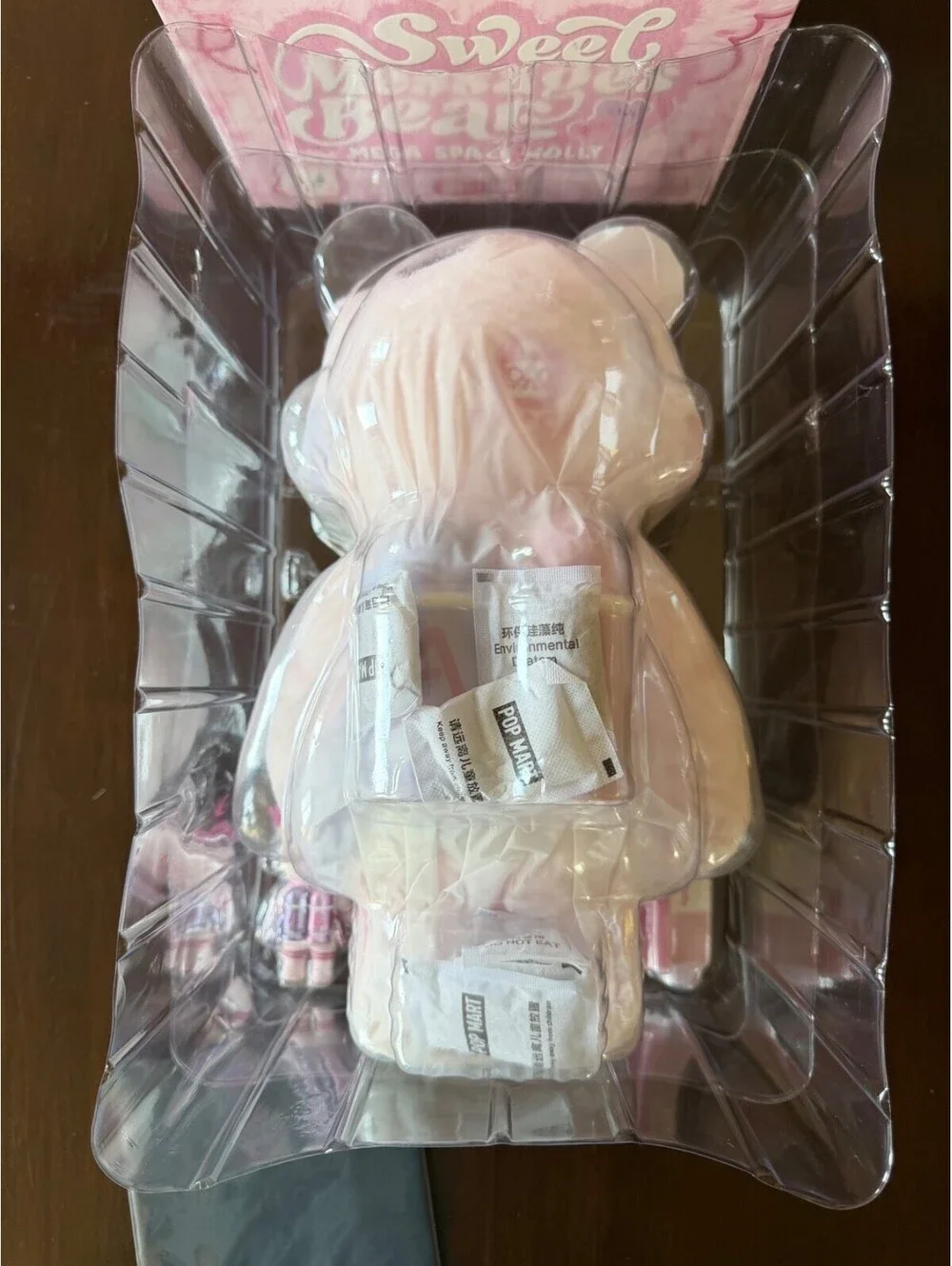 POP Mart Sweet Messages Bear 400% + 100 % Mega Space Molly - New open box